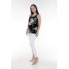 imageMatchable Family Hawaiian Luau Men Women Girl Boy Clothes in Pineapple Garden BlackWomen Tank Top