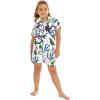 imageMatchable Family Hawaiian Luau Men Women Girl Boy Clothes in Purple OrchidBoy Short Sleeve