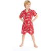 imageMatchable Family Hawaiian Luau Men Women Girl Boy Clothes in Tropical Jungle RedBoy Short Sleeve