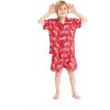 imageMatchable Family Hawaiian Luau Men Women Girl Boy Clothes in Tropical Jungle RedBoy Short Sleeve