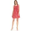 imageMatchable Family Hawaiian Luau Men Women Girl Boy Clothes in Tropical Jungle RedWomen Round Neck Shift Dress