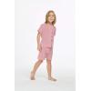imageMatchable Family Hawaiian Wedding Beach Solid Color Men Women Girl Boy Clothes in Coral PinkBoy Short Sleeve