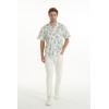 imageMatchable Family Hawaiian Luau Men Women Girl Boy Clothes in Classic Marlin YellowMen Short Sleeve