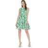 imageMatchable Family Hawaiian Luau Men Women Girl Boy Clothes in Classic Vintage Hibiscus GreenWomen Fit and Flare