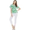 imageMatchable Family Hawaiian Luau Men Women Girl Boy Clothes in Classic Vintage Hibiscus GreenWomen Shirt