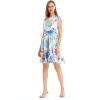 imageMatchable Family Hawaiian Luau Men Women Girl Boy Clothes in Flowering Koi BlueWomen Fit and Flare