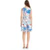 imageMatchable Family Hawaiian Luau Men Women Girl Boy Clothes in Flowering Koi BlueWomen Fit and Flare