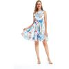 imageMatchable Family Hawaiian Luau Men Women Girl Boy Clothes in Flowering Koi BlueWomen Fit and Flare