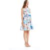 imageMatchable Family Hawaiian Luau Men Women Girl Boy Clothes in Flowering Koi BlueWomen Fit and Flare