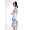 imageMatchable Family Hawaiian Luau Men Women Girl Boy Clothes in Flowering Koi BlueWomen Sweet Heart Maxi