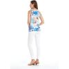 imageMatchable Family Hawaiian Luau Men Women Girl Boy Clothes in Flowering Koi BlueWomen Tank Top