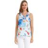 imageMatchable Family Hawaiian Luau Men Women Girl Boy Clothes in Flowering Koi BlueWomen Tank Top