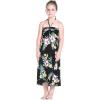 imageMatchable Family Hawaiian Luau Men Women Girl Boy Clothes in Hibiscus BlackGirl Halter