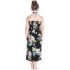 imageMatchable Family Hawaiian Luau Men Women Girl Boy Clothes in Hibiscus BlackGirl Halter