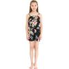 imageMatchable Family Hawaiian Luau Men Women Girl Boy Clothes in Hibiscus BlackGirl Romper