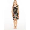 imageMatchable Family Hawaiian Luau Men Women Girl Boy Clothes in Hibiscus BlackGirl Wrap