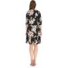 imageMatchable Family Hawaiian Luau Men Women Girl Boy Clothes in Hibiscus BlackWomen 34 Sleeve
