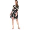 imageMatchable Family Hawaiian Luau Men Women Girl Boy Clothes in Hibiscus BlackWomen 34 Sleeve