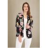 imageMatchable Family Hawaiian Luau Men Women Girl Boy Clothes in Hibiscus BlackWomen Ligth Jacket