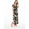 imageMatchable Family Hawaiian Luau Men Women Girl Boy Clothes in Hibiscus BlackWomen Maxi Rahee