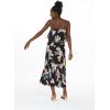 imageMatchable Family Hawaiian Luau Men Women Girl Boy Clothes in Hibiscus BlackWomen Maxi Ruffle