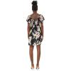 imageMatchable Family Hawaiian Luau Men Women Girl Boy Clothes in Hibiscus BlackWomen Short Rahee