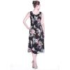 imageMatchable Family Hawaiian Luau Men Women Girl Boy Clothes in Hibiscus BlackWomen Short Tank