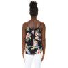 imageMatchable Family Hawaiian Luau Men Women Girl Boy Clothes in Hibiscus BlackWomen Spaghetti Strap Top