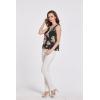 imageMatchable Family Hawaiian Luau Men Women Girl Boy Clothes in Hibiscus BlackWomen Tank Top