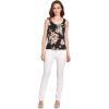 imageMatchable Family Hawaiian Luau Men Women Girl Boy Clothes in Hibiscus BlackWomen Tank Top