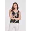 imageMatchable Family Hawaiian Luau Men Women Girl Boy Clothes in Hibiscus BlackWomen Tank Top
