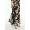 imageMatchable Family Hawaiian Luau Men Women Girl Boy Clothes in Hibiscus BlackWomen Wide Leg Pants