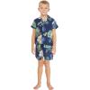 imageMatchable Family Hawaiian Luau Men Women Girl Boy Clothes in Pineapple Garden NavyBoy Short Sleeve