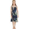 imageMatchable Family Hawaiian Luau Men Women Girl Boy Clothes in Pineapple Garden NavyGirl Elastic Top Strap