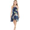 imageMatchable Family Hawaiian Luau Men Women Girl Boy Clothes in Pineapple Garden NavyGirl Halter