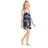 imageMatchable Family Hawaiian Luau Men Women Girl Boy Clothes in Pineapple Garden NavyGirl Romper