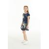 imageMatchable Family Hawaiian Luau Men Women Girl Boy Clothes in Pineapple Garden NavyGirl Simple Muumuu Ruffle