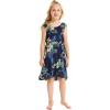 imageMatchable Family Hawaiian Luau Men Women Girl Boy Clothes in Pineapple Garden NavyGirl Wrap