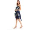 imageMatchable Family Hawaiian Luau Men Women Girl Boy Clothes in Pineapple Garden NavyWomen Fairy