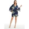 imageMatchable Family Hawaiian Luau Men Women Girl Boy Clothes in Pineapple Garden NavyWomen Kimono Cardigan