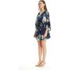 imageMatchable Family Hawaiian Luau Men Women Girl Boy Clothes in Pineapple Garden NavyWomen Kimono Cardigan