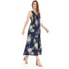 imageMatchable Family Hawaiian Luau Men Women Girl Boy Clothes in Pineapple Garden NavyWomen Maxi Tank