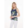 imageMatchable Family Hawaiian Luau Men Women Girl Boy Clothes in Pineapple Garden NavyWomen Tank Top