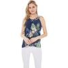 imageMatchable Family Hawaiian Luau Men Women Girl Boy Clothes in Pineapple Garden NavyWomen Tank Top