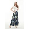 imageMatchable Family Hawaiian Luau Men Women Girl Boy Clothes in Pineapple Garden NavyWomen Wide Leg Pants