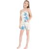 imageMatchable Family Hawaiian Luau Men Women Girl Boy Clothes in Sandy BeachGirl Romper