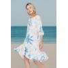 imageMatchable Family Hawaiian Luau Men Women Girl Boy Clothes in Sandy BeachWomen 34 Sleeve