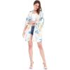 imageMatchable Family Hawaiian Luau Men Women Girl Boy Clothes in Sandy BeachWomen Kimono Cardigan