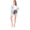 imageMatchable Family Hawaiian Luau Men Women Girl Boy Clothes in Sandy BeachWomen Kimono Cardigan