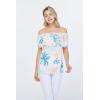imageMatchable Family Hawaiian Luau Men Women Girl Boy Clothes in Sandy BeachWomen Offshoulder Ruffle Top